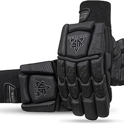 Whitedot Egret Lovlorn Cricket Batting Gloves Suitable for Yout/Medium Right Hand Batsman, Black-image-53