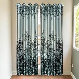 Woven Wonder Curtain with 80% Blackout Curtain Best for Every Interior Living Room(Panel_Grey_7-ft_Set 1)-image-65