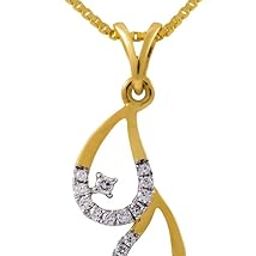 joyalukkas 18K Yellow Gold and Diamond Pendant-picture-22