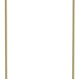 MILAD Clothes Rack Freestanding Stand Storage Organizer - Metal Single Garment Rack with Bottom Shelf Cloth Hanging Stand (Golden)-image-67