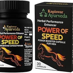 Kapiswar Ayurveda Power Booster Capsules for Men | Herbal Strength & Vitality Supplement | Energy Stamina Enhancer | 30 Capsules-21
