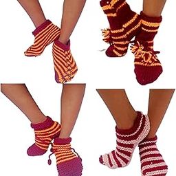 woolen socks for kids 1 year to 8 year old boy and girl can wear it |free size| easily wash it|stretchble(pack of 4 pair sock)-image-3