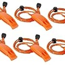 CALANDIS™ 10 Pieces Emergency Whistle Safe Whistle for Kayak Mountain Climbing Orange | Safety Whistles | Emergency Gear | & Hiking | Outdoor Sports-image-24