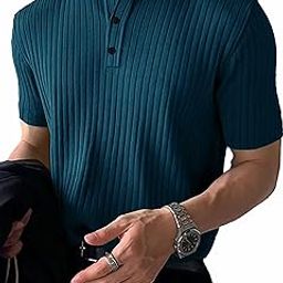 Relax Fit Polo Neck T-Shirt-image-91