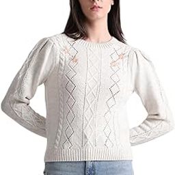Blended Women's Pullover Sweater-image-36