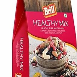 Brill (Trail Mix) Healthy Mix 250g | Roasted Almonds | Mixed Roasted Seeds Flax, Pumpkin, Sunflower | Dried Black Currant, Cranberries, Blueberries with Black Raisins| Healthy Snack-image-57