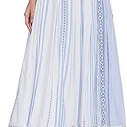 W Strechable Maxi Skirts for Women-image-33