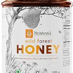 KRISHNA'S HERBAL & AYURVEDA 100% Pure Wild Forest Honey-No Additives Or Preservatives-500 G|Made With Classic Ayurvedic Method|Highly Nutritious|Rich In Antioxidants-image-35