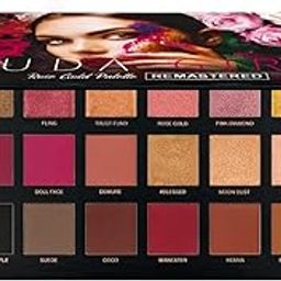 HUDA GIRL Rose Gold Remastered Beauty Eyeshadow Palette 18 Color Shimmer and Matte Shades Eyeshadow-9