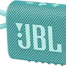 JBL Go 3, Wireless Ultra Portable Bluetooth Speaker, Pro Sound, Vibrant Colors with Rugged Fabric Design, Waterproof, Type C (Without Mic, Teal)-31