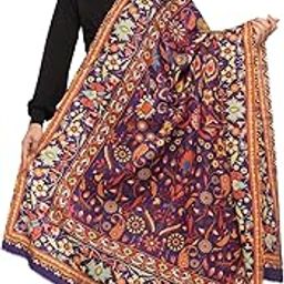 womens bamboo shawl, kalamkari printed design, Multicolour-29