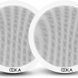 OOKA AUDiO Twins 707 Bluetooth Ceiling Speaker | 6" Full Range Flush Mount 20W RMS 100V | Wireless Bluetooth 5.0 Ceiling Speaker System for Home, Office, Cafe, Hotel, Set of 2 – White-16