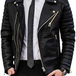 Men's Coat Black Jacket,Winter Jacket with Zipper Stylish-image-8