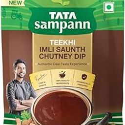Tata Sampann Teekhi Imli Saunth Chutney Dip, Made with Tamarind & Dry Ginger, Tangy & Spicy Flavor, Ready to eat, Pairs Well with Chaats & Snacks, Quality Ingredients, Hygienically Prepared, 200 g-picture-23