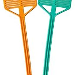 SEPARATE WAY Square Shaped Manual Fly Swatter With Long Handle Plastic (Multicolour, Pack of 2)-image-44