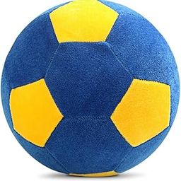 Babique Ball Soft Toy Stuffed Plush Ball Kids Baby Boy Girl Birthday Gift 25 cm Yellow-Blue-picture-12