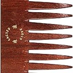 Sacred Grove Wide Tooth Detangling Wooden Comb | Frizz Control-picture-15