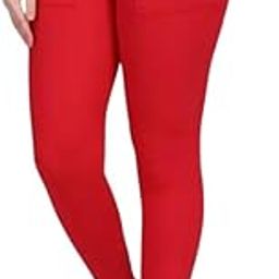 Aruna Lifestyle Women's Stretchable Pocket Jeggings - Mid Waist, Ankle Length, Breathable Fabric, Elastic Waistband, Perfect for Yoga, Gym & Casual Wear - Slim Fit Pant for Women (Hip Size 28 to 34)-image-39