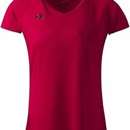 FZ Forza Leoni Women's V Neck T-Shirt, Persian Red (L) – 100% Polyester, Stretchable, Dryforze, Anti-Static, Anti-Pilling, Anti-Shrink-picture-16