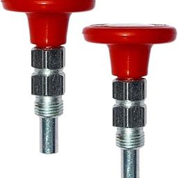 LIFESTRONGE Gym Machine Locking Spring Catcher- Round/1 inch Nob 10MM Red (4 Pcs)-18