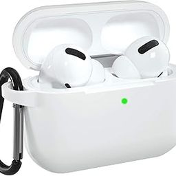 EDNITA Airpods Pro 2 Case Compatible with Airpod 2 Pro & Airpods Pro, Earphone Case Cover Keychain | Shock Ressitant Full Protection LED Visible (White)-image-10