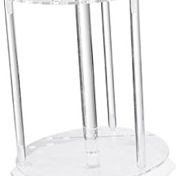 Healvian 1 Set Pipette Rack Test Tube Shelf Test Tube Holder Tube Organizer Storage Shelf Tube Storage Rack Test Tube Holding Rack Tube Container Rack for Tube Test Tube Rack Acrylic Spiral-picture-14