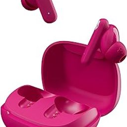Skullcandy Smokin Buds XT in-Ear Wireless Earbuds,Music,Movie &Podcast EQ Modes,20Hr+Rapid Charge,Capacitive Touch Controls,Use Either Bud Solo,Premium Audio Quality for Android and iOS-Pink-image-83