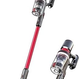 AGARO Supreme Cordless Stick Vacuum Cleaner,2In1 Handheld&Stick,400W Motor,25 Kpa Suction Power,3 Adjustable Suction Modes,Adjustable Head,Bagless Dry Vacumming,Red|Hepa Filter,0.5 Litre,1 Count-17