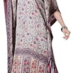 Beige Gajji Silk Printed Knee Length Kaftan-39