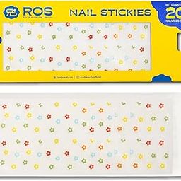 ROS Beauty Nail Stickies | 20 Count | Easy-to-Apply Vibrant Nail Art Stickers | Long-Lasting, Lightweight, & Mess-Free | Unique Designs for Effortless DIY Manicure | Stop & Stare-39