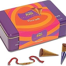 Pure Temptation Chocoblast Celebration Gift Box | 196g Chocolate-Filled Waffle Cones with Fancy Rakhi | Premium Raksha Bandhan Gift Hamper for Brother | Chocolate Gift Pack | Rakhi Gift for Men & Boys-image-23