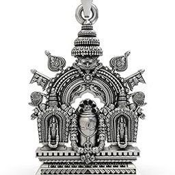 925 Sterling Silver Manjunatha Swamy form of Lord Shiva Pendant South Indian Devotional Unisex Jewelry-image-45
