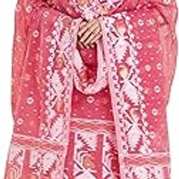 Dhakai Jamdani Unstitched Silk Suit with Dupatta-image-12