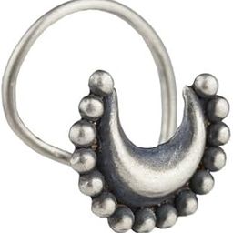 92.5 Silver Nose pin for women | Big Chandrakor Nose Pin â€“ Handmade Pierced 92.5 Sterling Silver Jewelry | Bold Crescent Moon Design for Traditional Elegance Gifts for Women & Girls-image-53