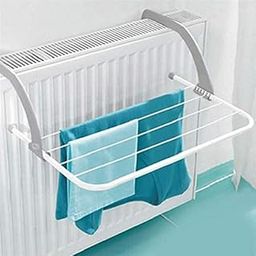 ATHA Door Cloth Hanger | Foldable Drying Rack | Adjustable Indoor/Outdoor Easy Folding Clothes Drying Racks Stand-Plastic(Multicolor)-image-27