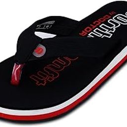 Men's Orthopedic Tpr Slippers With Cushion Footbed For Adult|Stylish & Anti-Skid|Comfortable & Light Weight|Casual Durable Waterproof Everyday Dr. Home Flip Flops Gents & Boys D-36-image-92