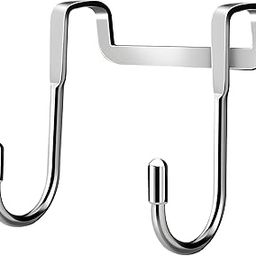 JIALTO Stainless Steel Over The Door Hook, S.S 304, 1 Hook, Holds Up To 1kg, Silvers-19