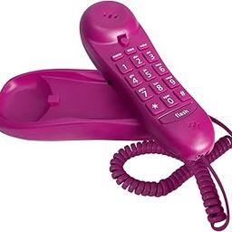Slimline Purple Colored Phone for Wall Or Desk with Memory-15