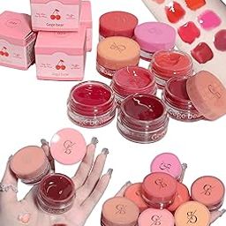 Gege Bear Canned Jam Lip Gloss: Richly Pigmented, High-Gloss Finish with Hydrating Fruit Extracts, Long-Lasting Pigments and Vibrant Shades (SHADE 1-4 | 4 PACK, 5g)-image-58