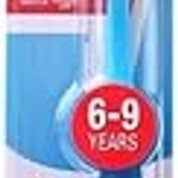 Jordan Step 3 Kids Toothbrush with Stand, 6-9 Years Tooth brush , Soft Bristles, BPA Free Kid Toothbrush (6-9Years Kid-Stand-Blue)-3