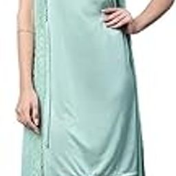 Women Satin Short Nighty with Lace & Robe 1306-image-79