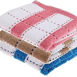 Handkerchief | Cotton Face Towel | Face Towel | Sweat Absorbent Handkerchief | Unisex Mix Lining Hanky | Face Towel Hankies |Multicolor-46