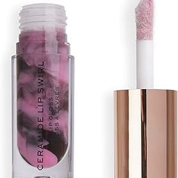 Makeup Revolution Ceramide Swirl Lip Gloss Cherry Mauve For Glossy & hydrated Lip without the sticky feeling-14