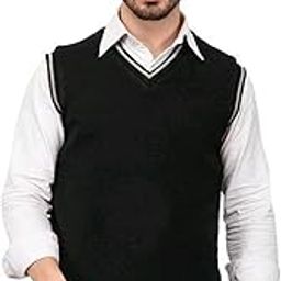 Men's Regular Fit V-Neck Woolen Attractive and Comfortable Winter wear Sweaters for Men Grey-image-81