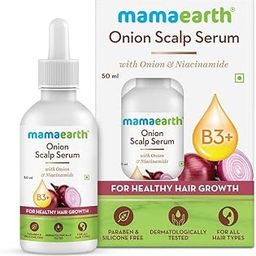 Mamaearth Onion Scalp Serum With Onion Oil and Niacinamide | For Healthy Hair Growth | 50ml-8