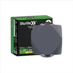 Sturlite Uniko 3Watt 2-Way LED Wall Light| 3K Color Temperature| Corrosion & Scratch Resistant| Aluminum Body with IP65-Weather Protection| Indoor & Outdoor Wall Mount Decorative Light - Pack of 1-image-8