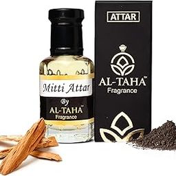 AL-TAHA Mitti Attar Perfume for Men & Women, Pure Long Lasting Alcohol Free Itra for Pooja & Daily Use, Natural Earth Aroma Fragrance, Essence of Fresh Rainfall Scent in Luxury 12ml Roll-on Bottle-13