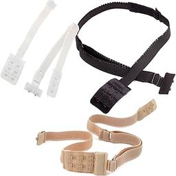 QOXOLYZ Women's Low Back Converter - 2 Hook black,beige,white (Pack of 3)-image-40