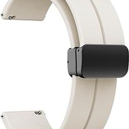 22 mm Silicone Magnetic Watch Straps Belt Band Compatible with Noise ColorFit Ultra/Ultra 2, Pro 3, Active/GPS, Buzz, Core, Nav & Nav+, Endure Smartwatch Straps,-picture-10