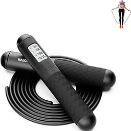 Halohop Skipping Rope With Calorie Counter, Adjustable 3M Skipping Rope With Counter For Exercise & Fitness (Black) - Pvc-image-27